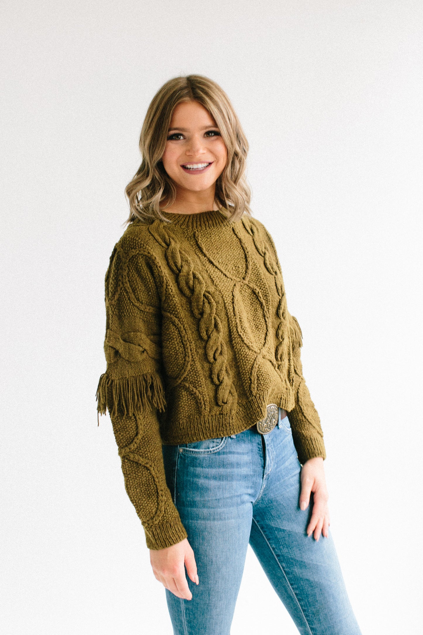 Mutuyi Fringe Pullover, Organic Merino