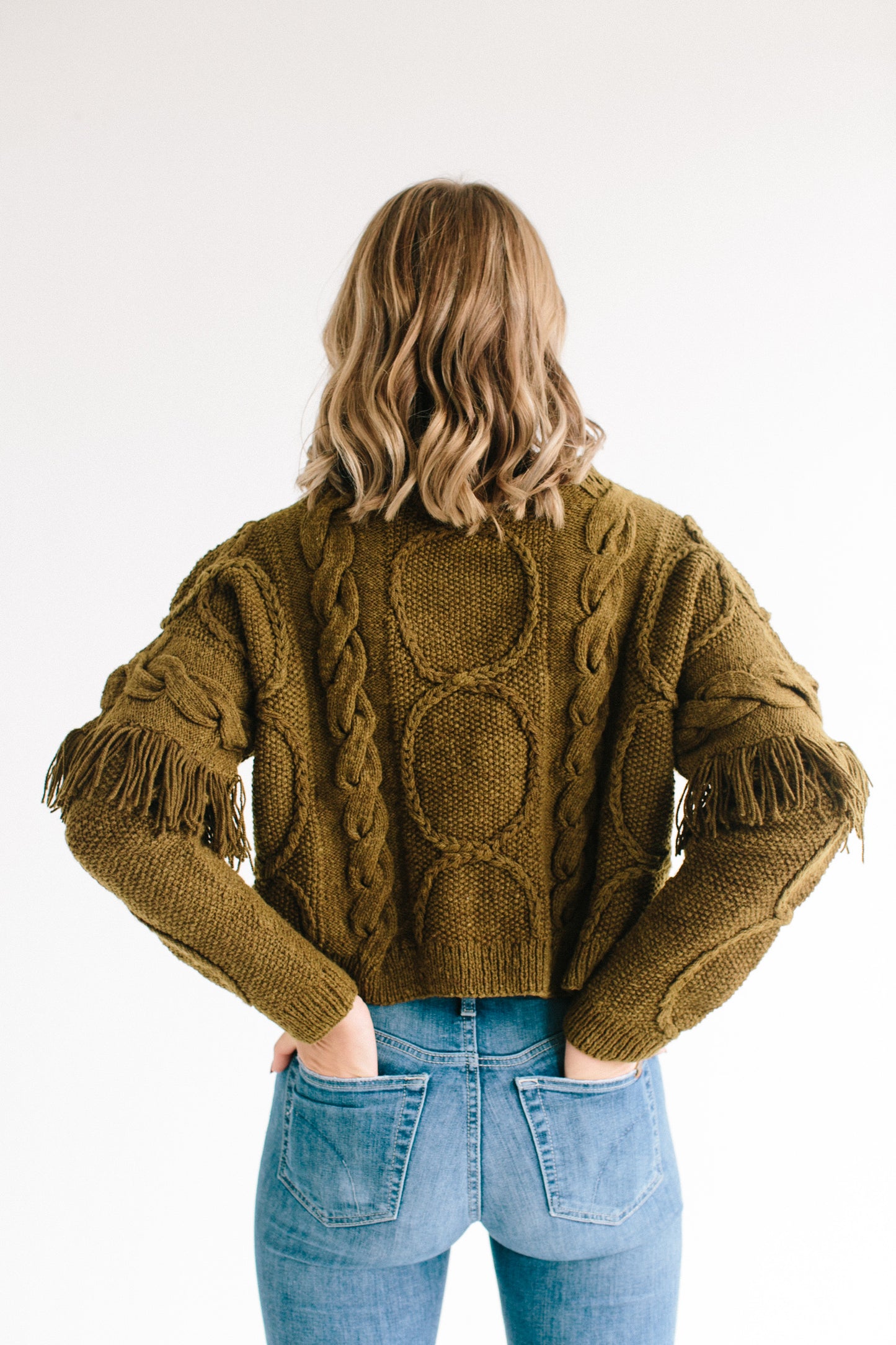Mutuyi Fringe Pullover, Organic Merino