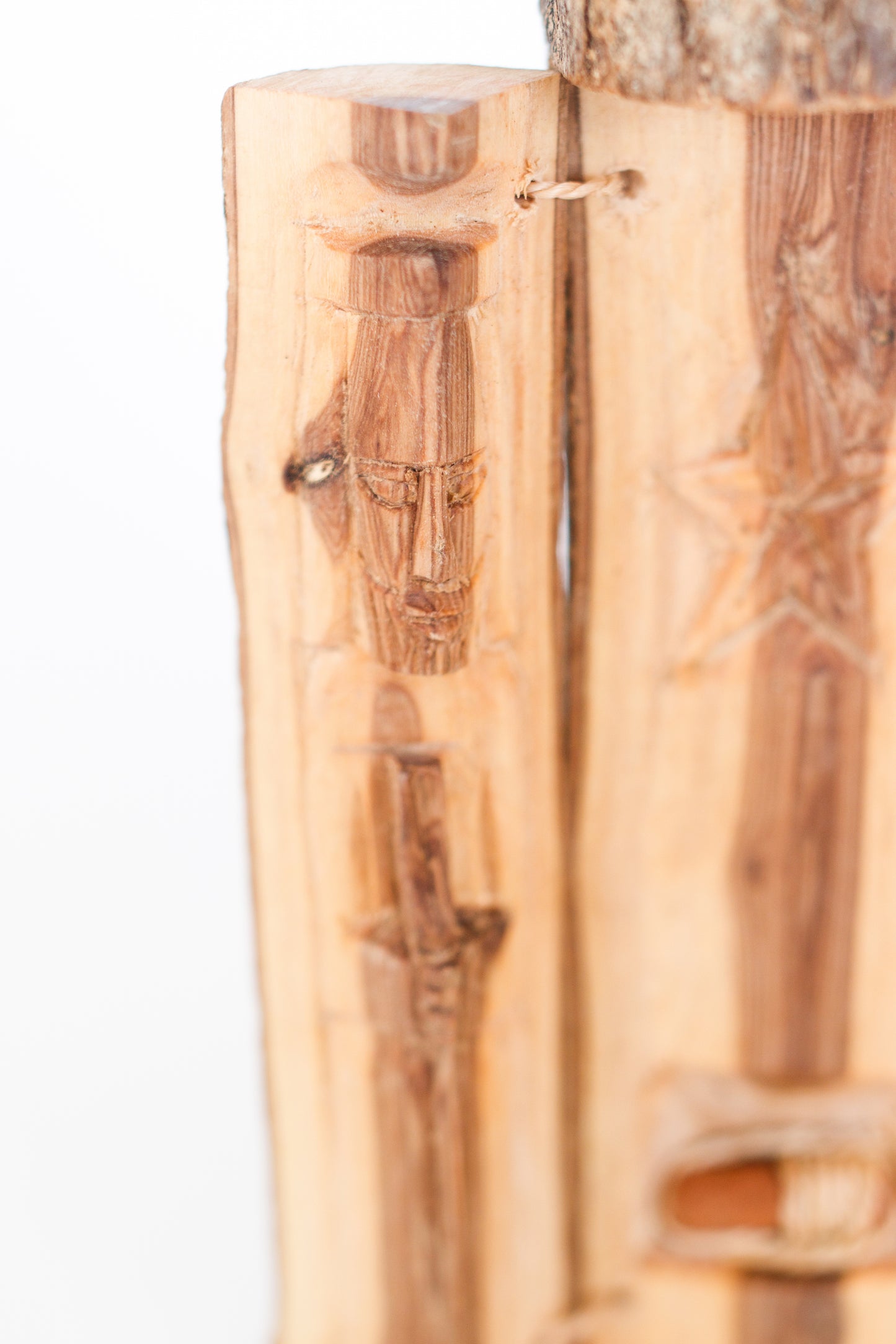 Olive Wood Nativity with Hinged Doors