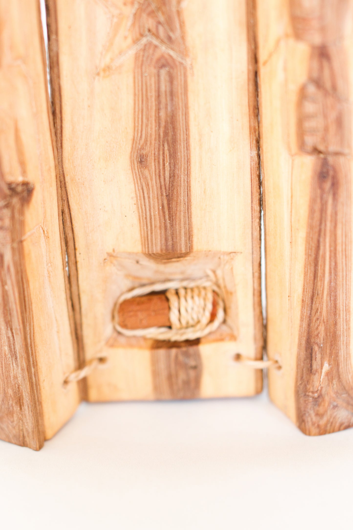 Olive Wood Nativity with Hinged Doors