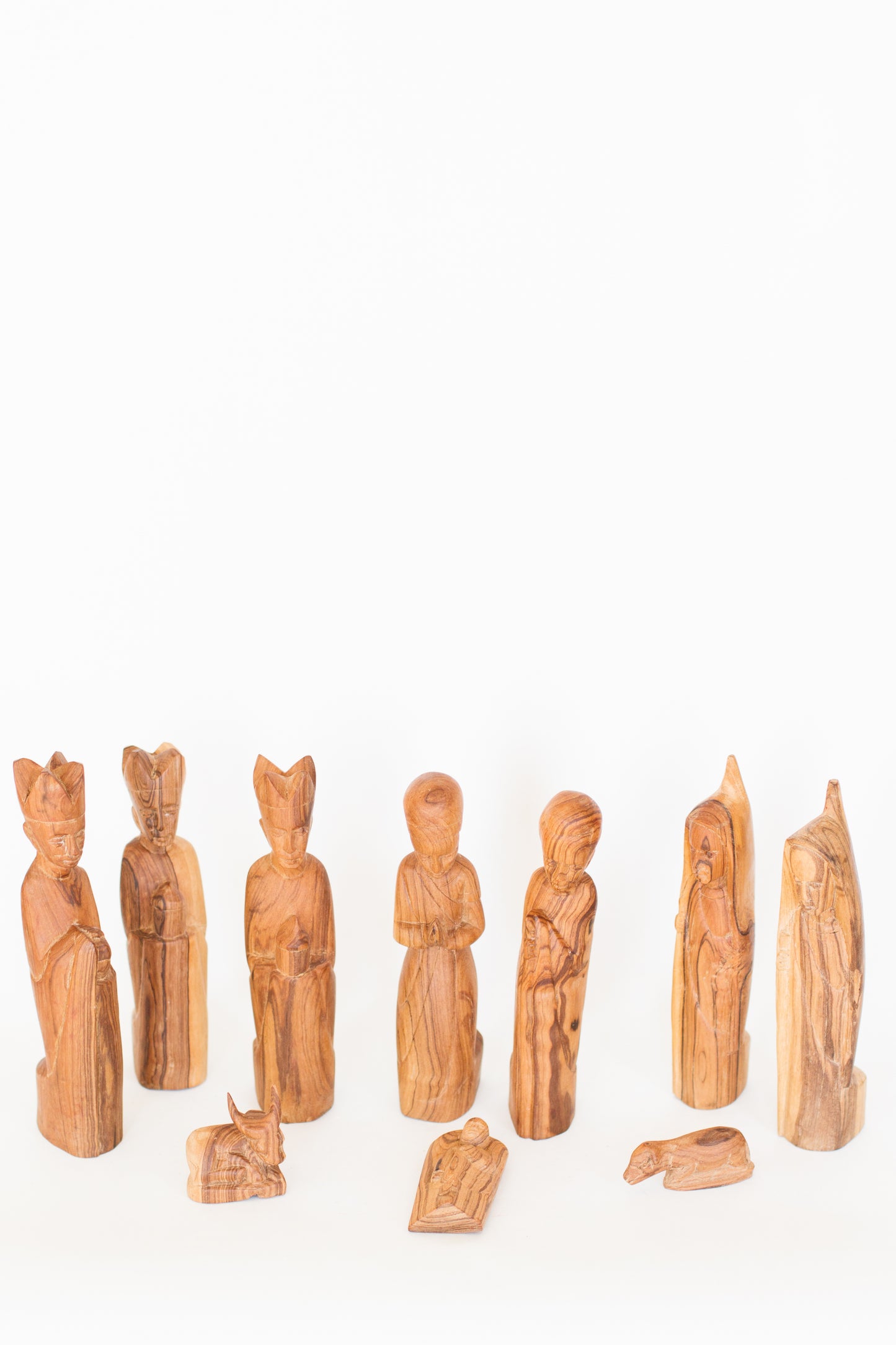 Olivewood Nativity Set