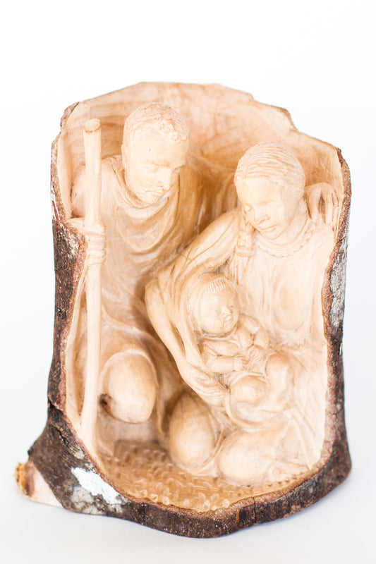 Hand-Carved Single Piece Nativity