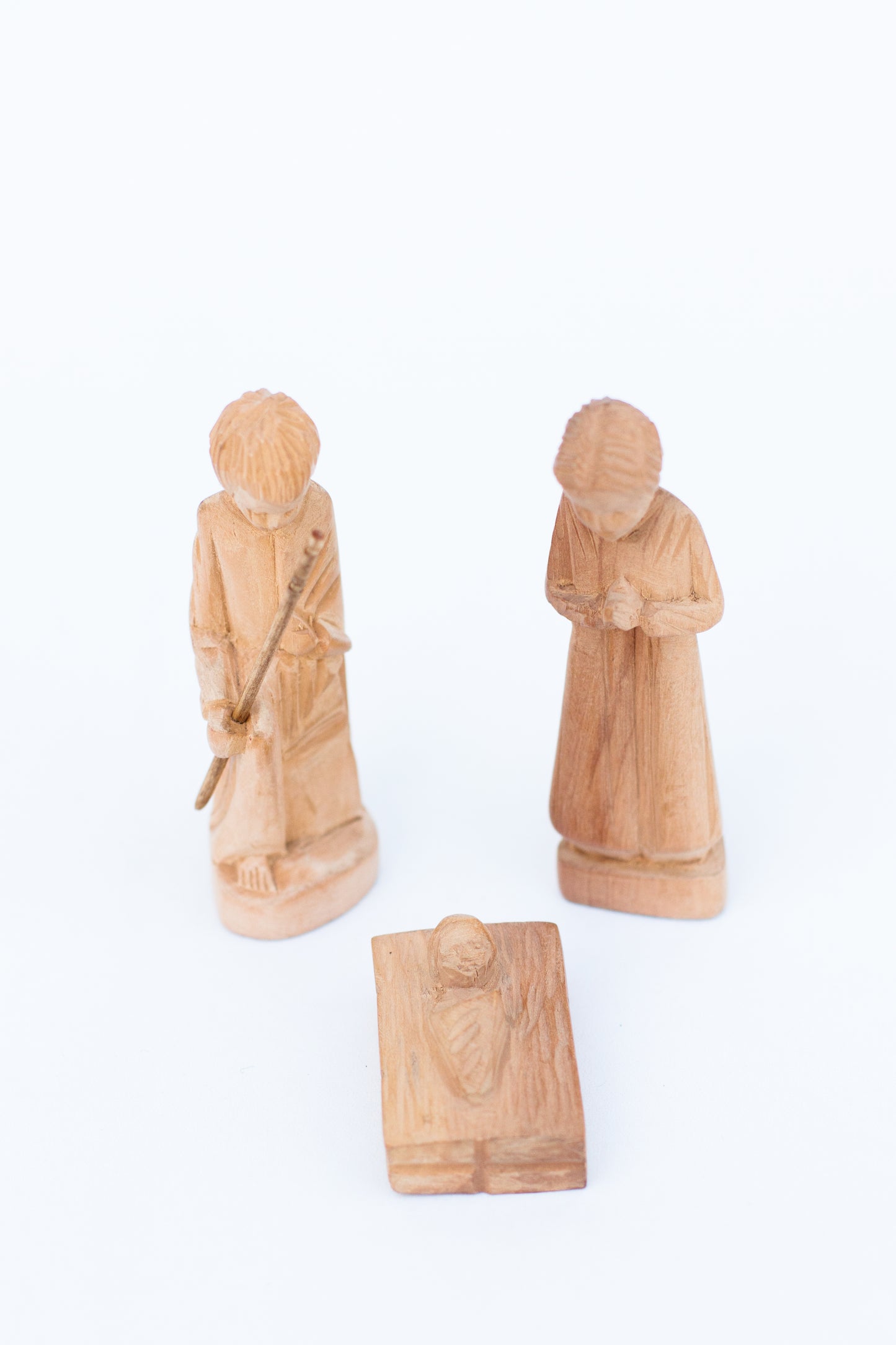 Miniature Hand-Carved Fanazava Wood Nativity
