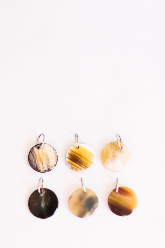 Cow Horn Stitch Markers