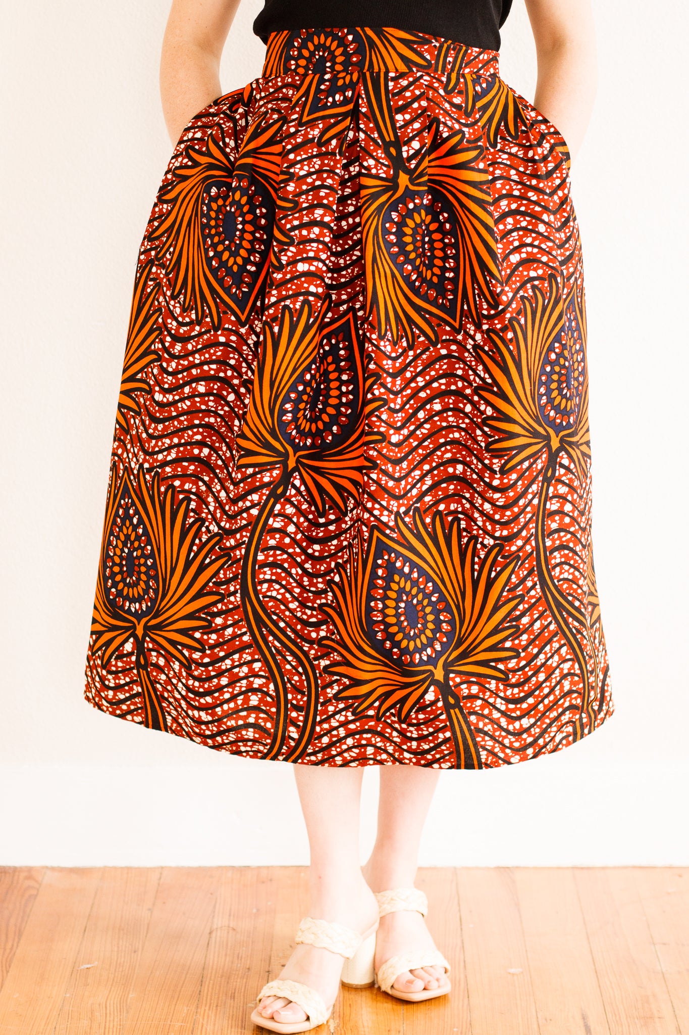 Mapenzi Skirt, Firebrush