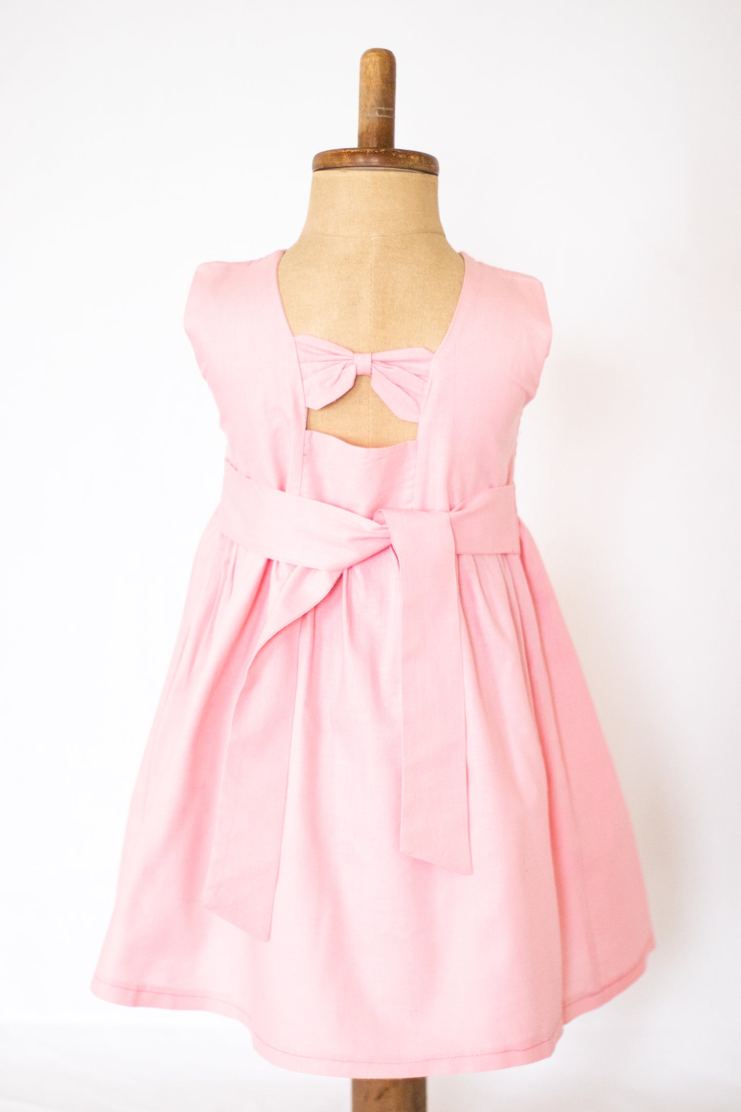 Hand-Smocked Dress, Pink Floral
