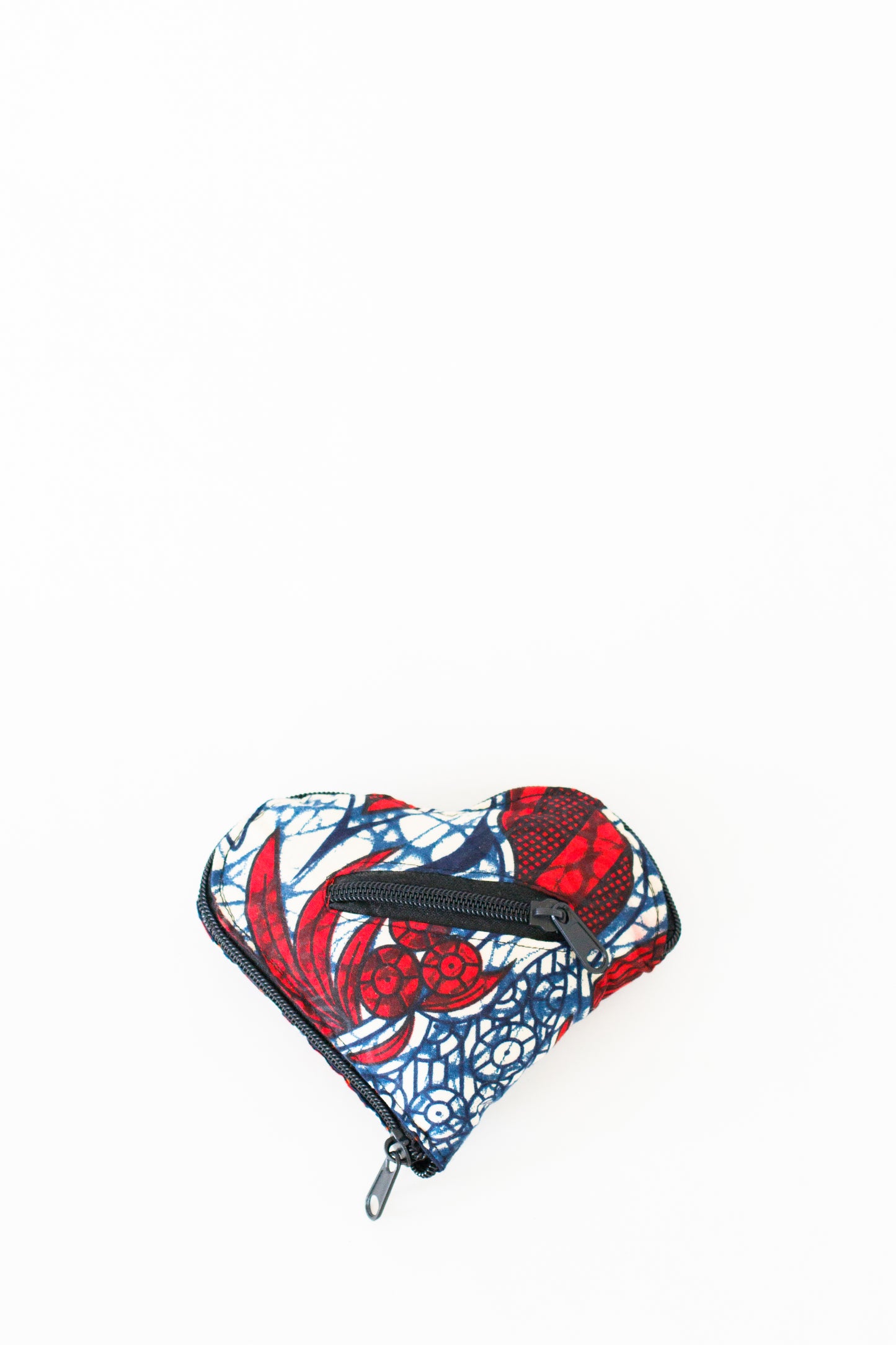 Expandable Heart Tote, Scarlet