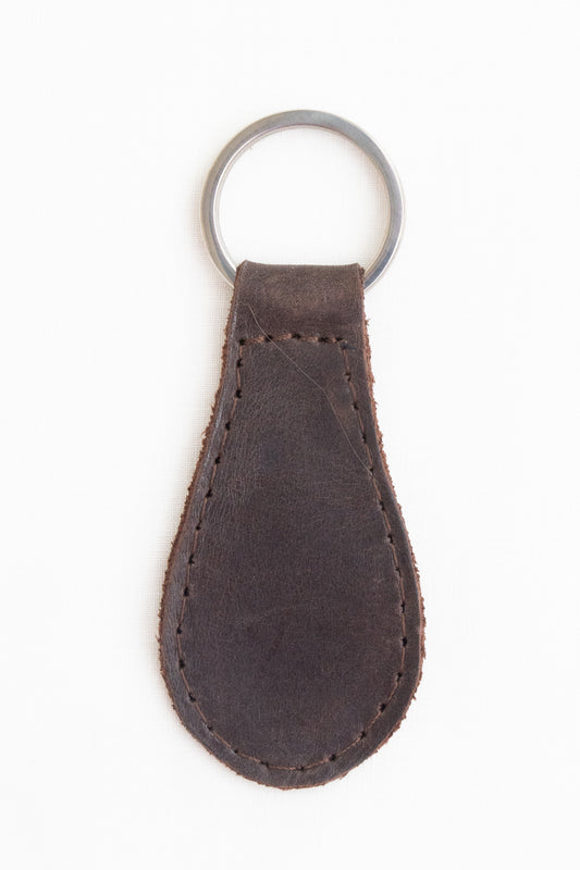 Leather Key Fob, Cocoa