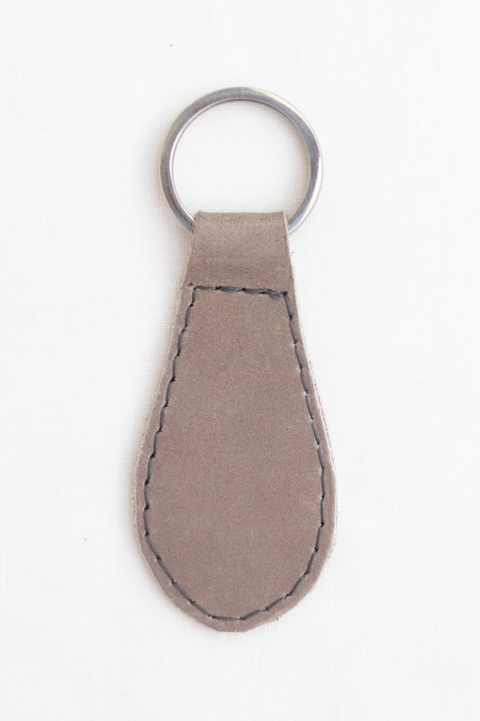 Leather Key Fob, Taupe