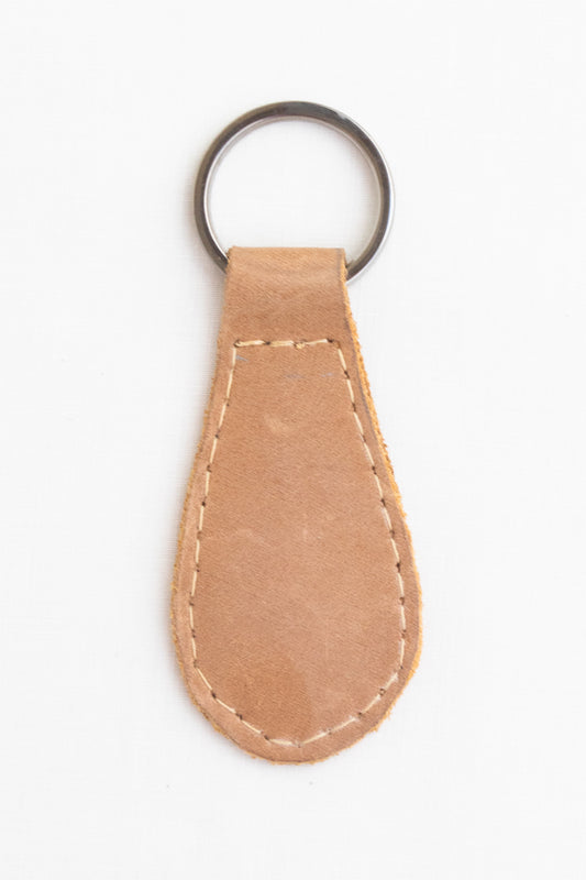 Leather Key Fob, Natural