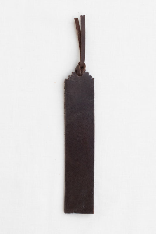 Leather Bookmark, Cocoa