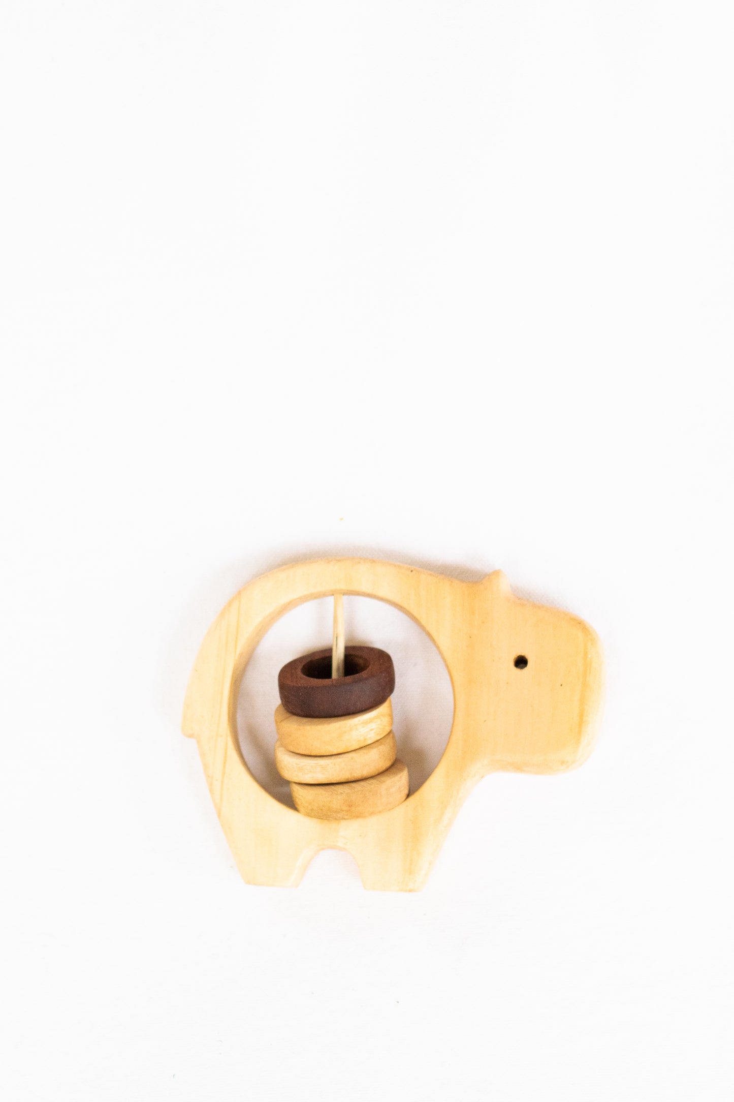 Wooden Hippo Teether