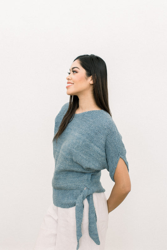 Aimeé Olive Sweater in Ethiopian Cotton