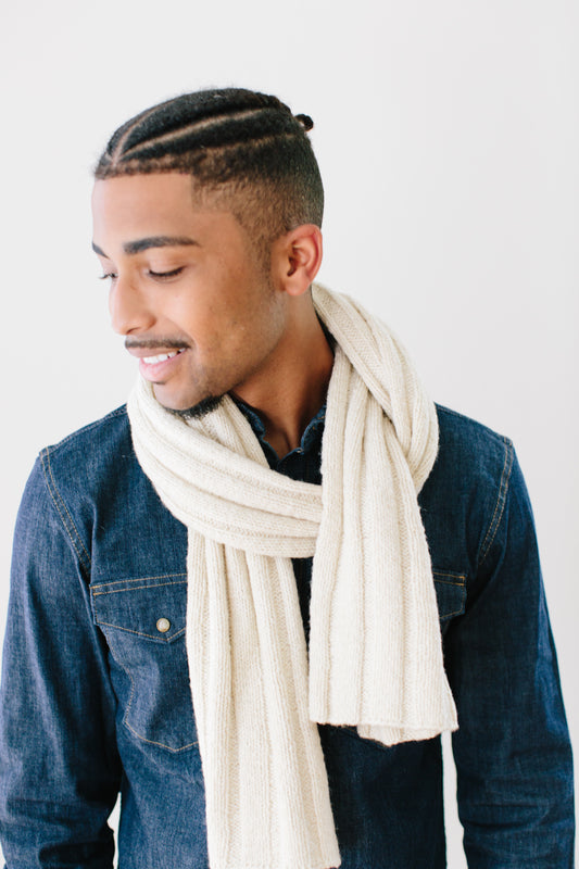 Euginie Scarf in Organic Merino