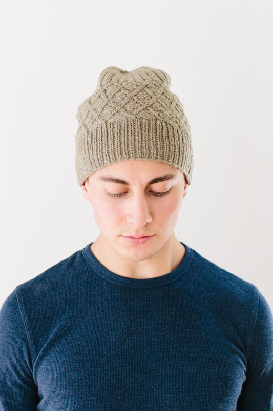 Adrienne Beanie in Organic Merino