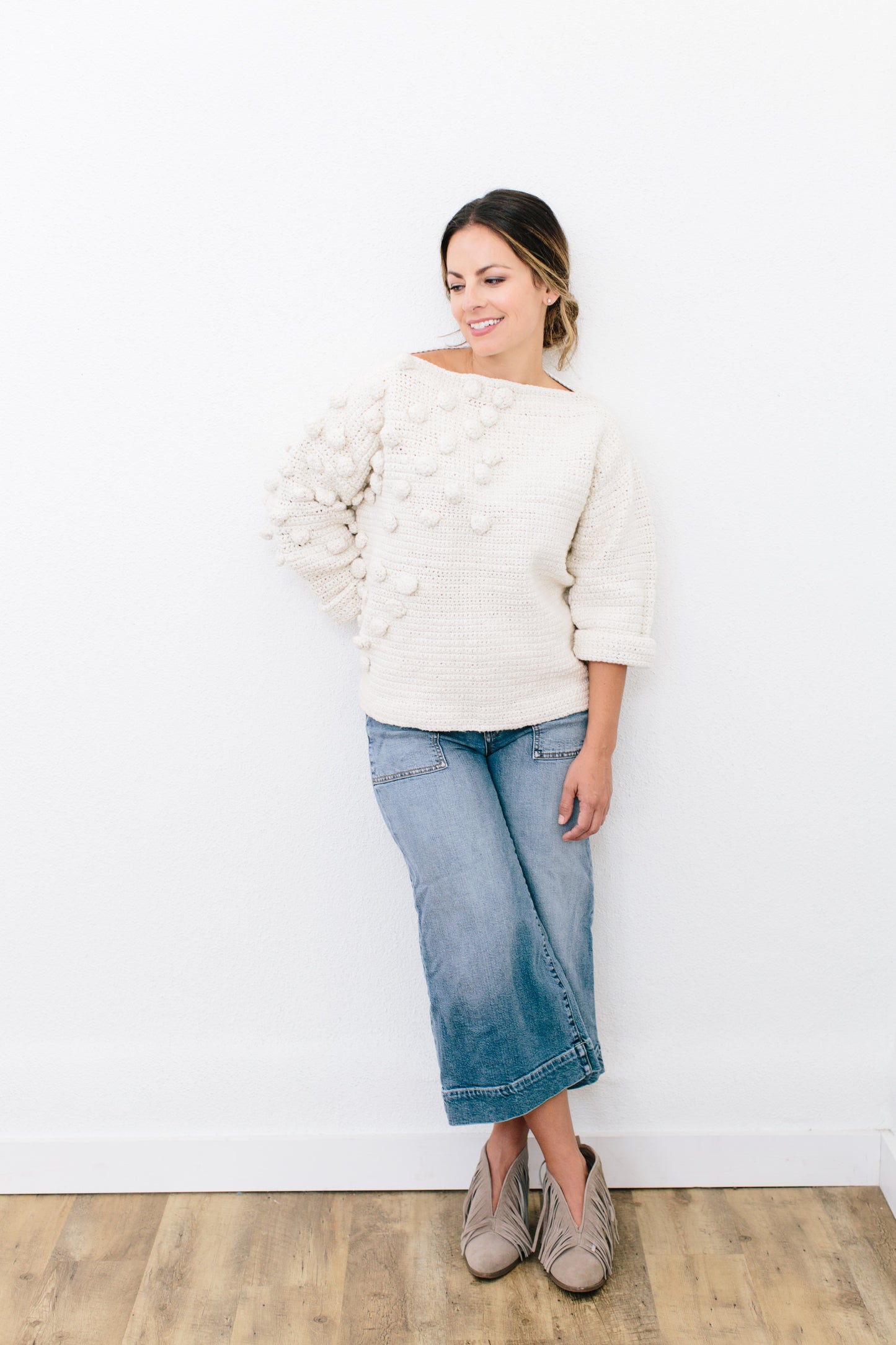 Mariana Bauble Sweater in Ethiopian Cotton