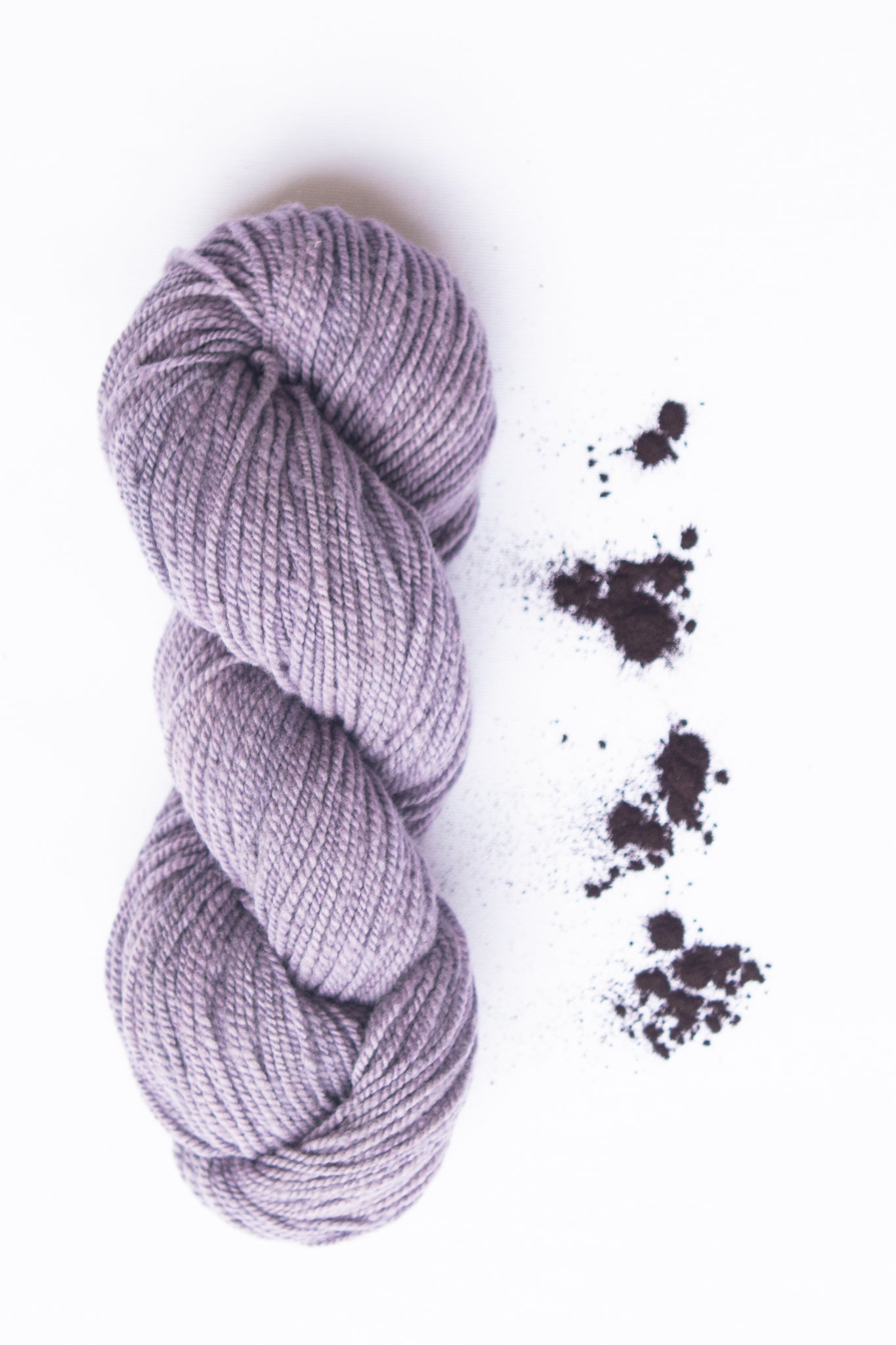 Organic Merino Wool Yarn, Logwood