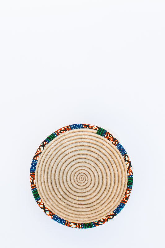 Kitenge Peace Basket