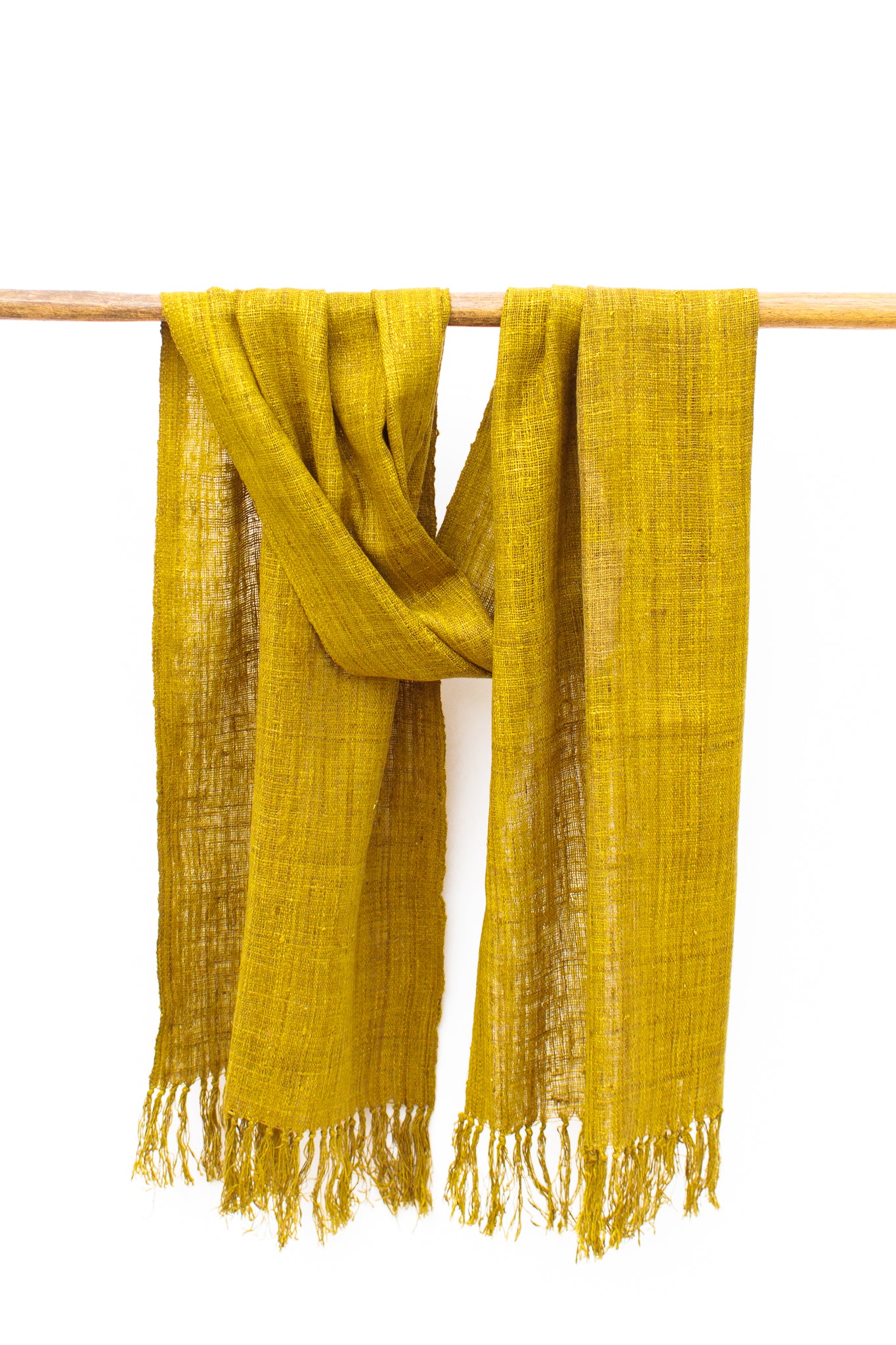 Wild Silk Scarf, Passion Fruit + Turmeric