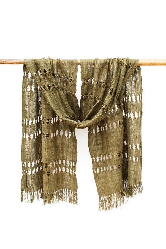 Wild Silk Spider Weave Scarf, Psiadia